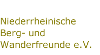Niederrheinische Berg- und Wanderfreunde e.V.